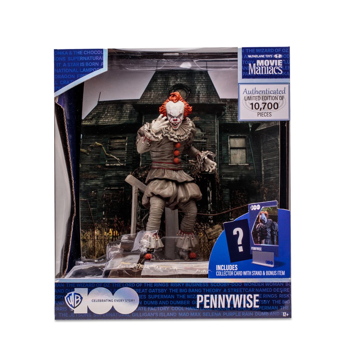 Movie Maniacs WB 100: It Chapter Two Pennywise Wave 5 Limited Edition 6-Inch Scale Posed Figure