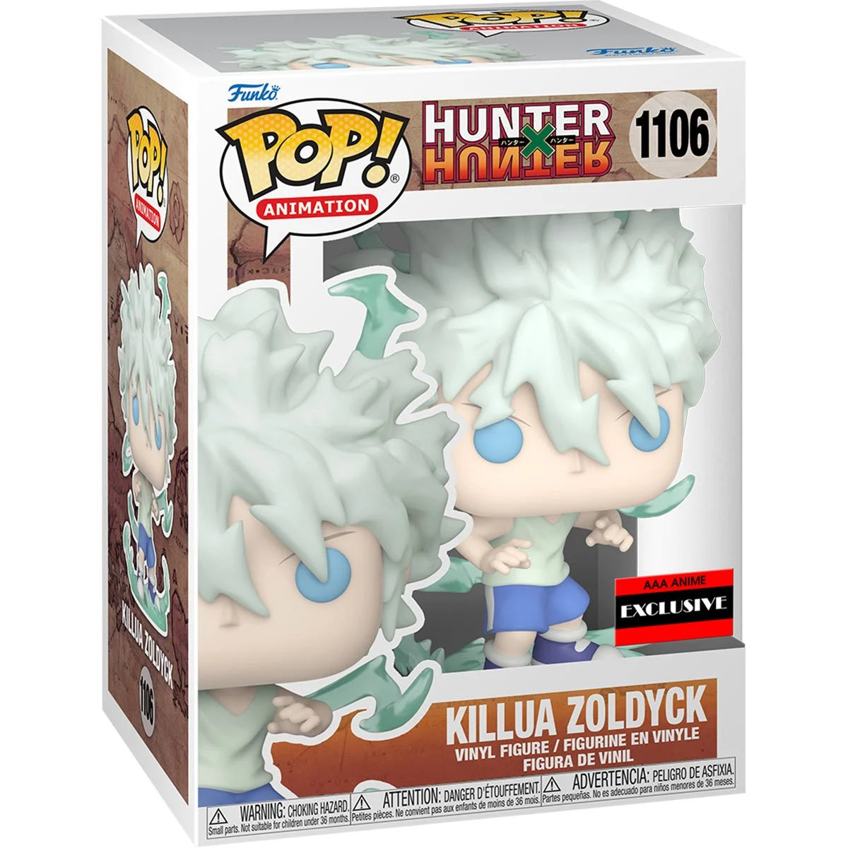 Hunter x Hunter Killua Zoldyck Godspeed Pop! Vinyl Figure - AAA Anime Exclusive